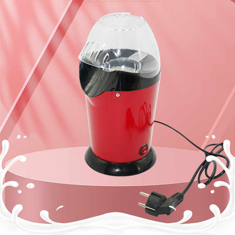 Máquina de pipoca branca 1200W modelo PM-1800 Plugue europeu