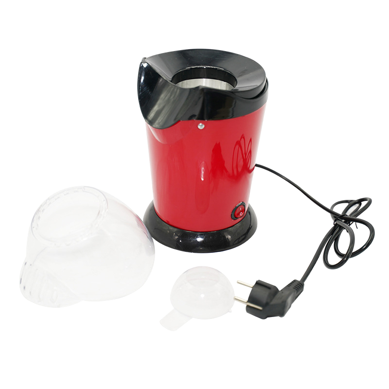 Máquina de pipoca branca 1200W modelo PM-1800 Plugue europeu