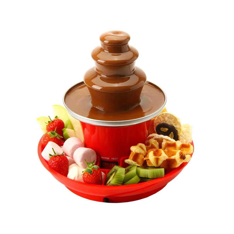 Modelo JK-111 Mini Fonte de Chocolate Laranja em Aço Inoxidável